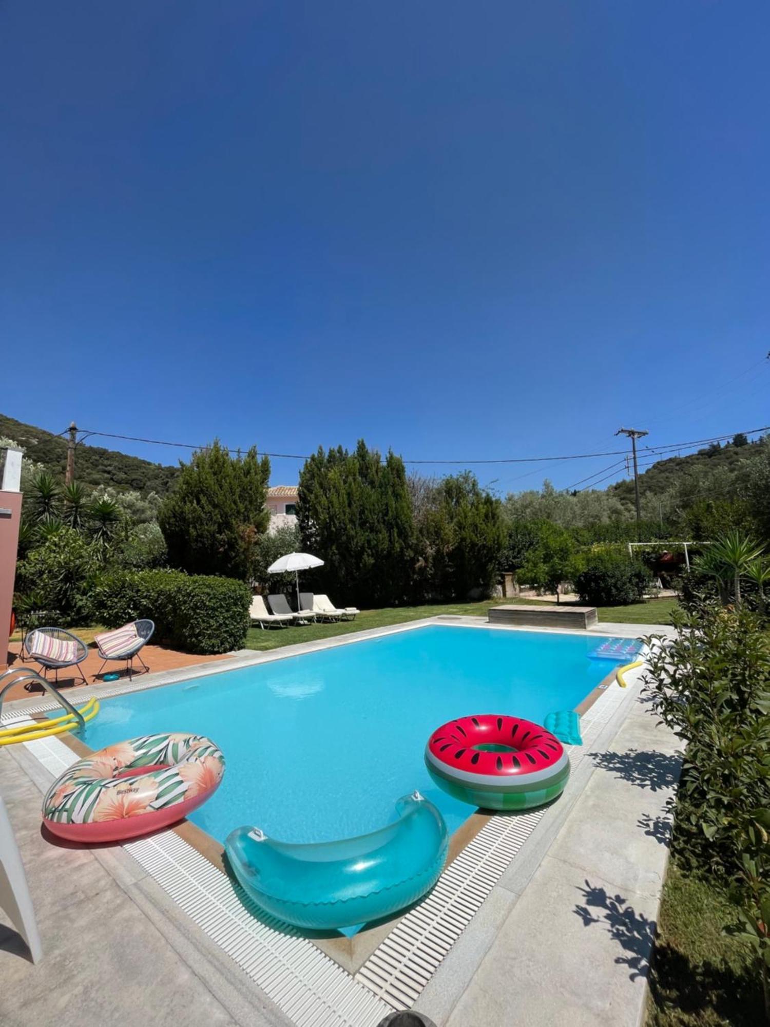 Gialos Villas 1-2 With A Private Pool Mikros Gialos Luaran gambar